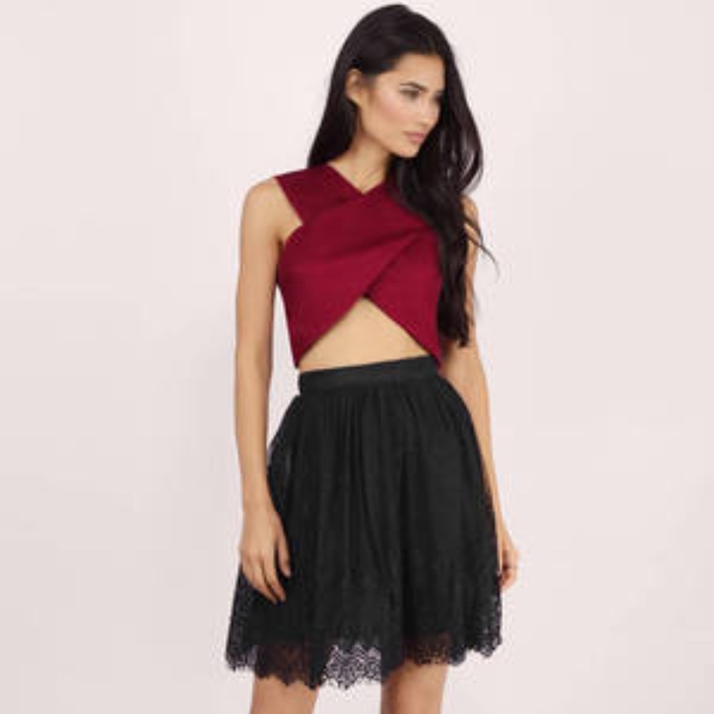 Cross Cropped Top